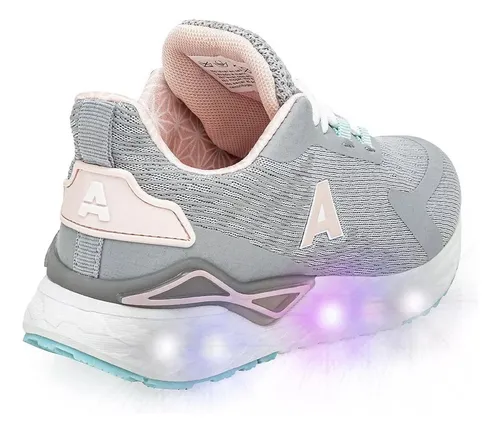 Zapatillas Evolution Ajuste Velcro Addnice Con Luces Urbanas