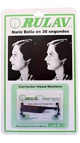 Rulav Corrector Nasal, Respingador De Nariz 1pz. Mediano