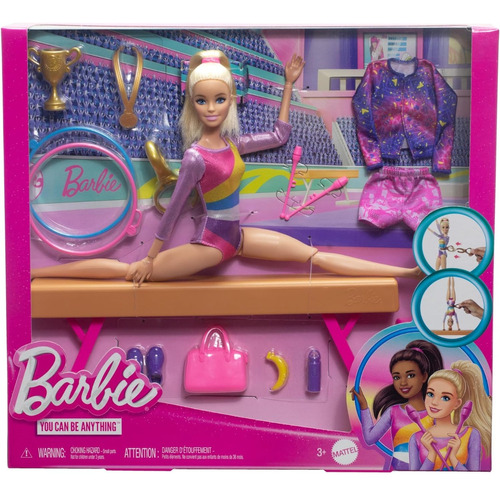 Barbie Gimnasta Olímpica Deluxe Extra Articulada +accesorios