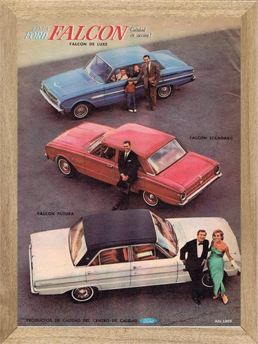 Ford Falcon 1965 , Cuadro, Auto, Poster, Publicidad     P267