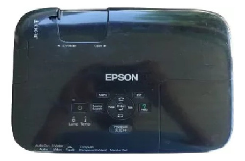 Projetor Epson Powerlite S8+ 2500lm Preto 100v/240v Nfe (Recondicionado)