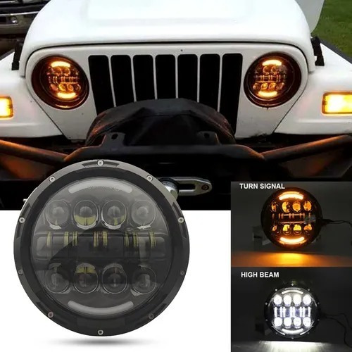 Imagen 5 de 7 de Faro De Auto Moto 7 Pulgadas Redondo Led Conduccion