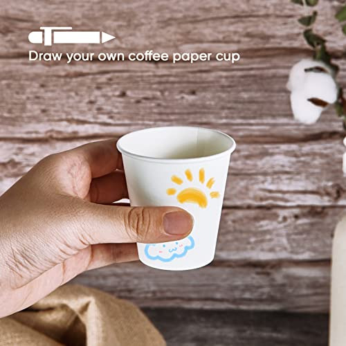 Paquete De 480 Vasos De Papel Desechables 150 Ml