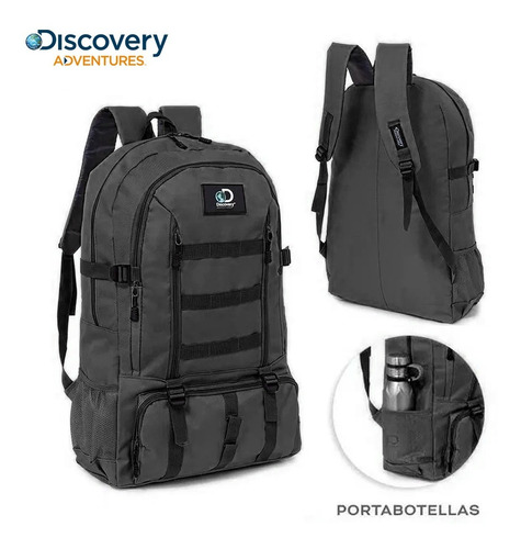 Imagen 5 de 10 de Mochila Discovery Adventure 50 + 10 Lts