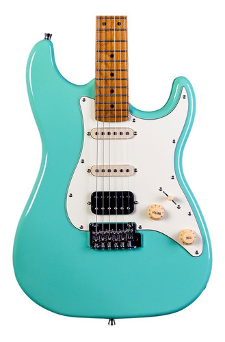 Jet Guitars Js400  Guitarra Eléctrica Stratocaster Verde Mar