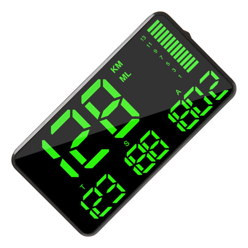 Indicador Hud Universal Negro, Pantalla De Coche, Gps, Medic