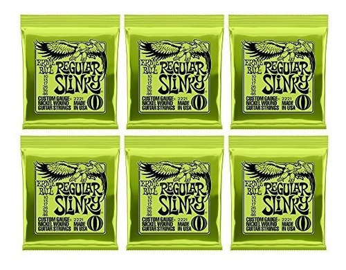 Ernie Ball Regular Slinky Nickel Wound Sets .010 .046 (