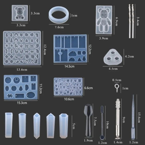 Molde De Resina Para Joyas, Silicona, Fundición Epóxica, 277