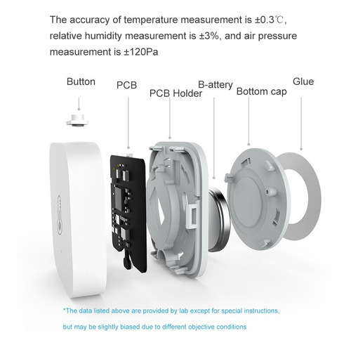 Sensor De Temperatura Y Humedad Aqara Wsdcgq11lm Tiempo Real