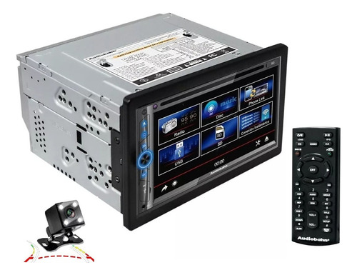 Autoestereo Pantalla Audiobahn 7pLG Dvd Cd Camara Usb Bt Aux