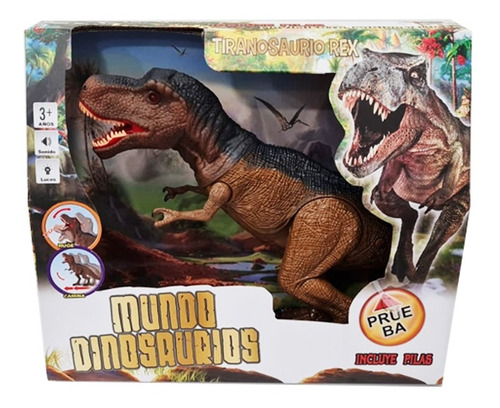 Dinosaurio Tyrannosaurus Rex Luz Sonido Y Mov Art 80046