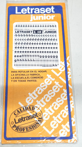 Letraset Junior L16 L17 L18 L19 L20 L22 L23
