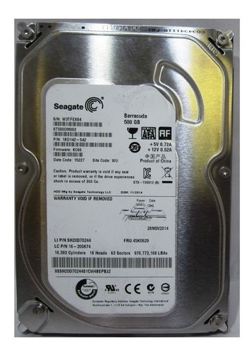 Disco De 500 Gb Seagate St500dm002 7 Mm