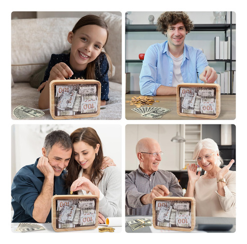 Money Saving Box Piggy Bank For Adults Kids, 2024 New 10000