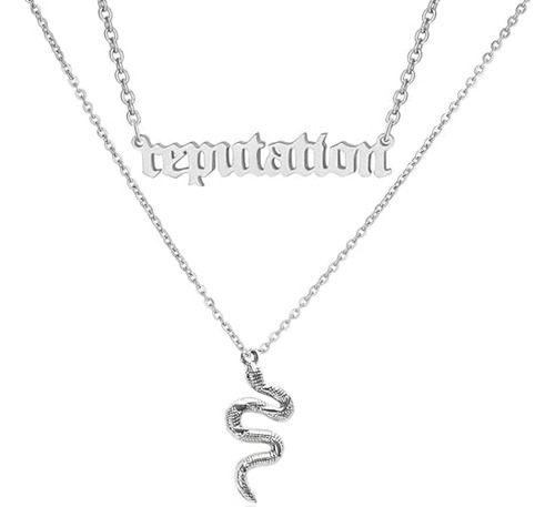 Collar De Cadena De Serpiente De Reputación Para Mujer, Garg