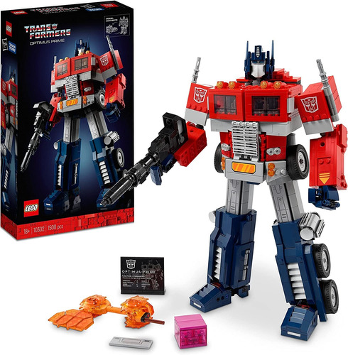 Lego Transformers - Optimus Prime - 1508 Pcs - Codigo 10302