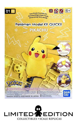 Pokemon Model Kit Quick 01 Pikachu