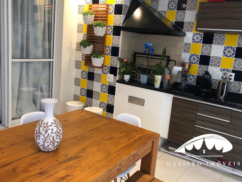 Imagem 14 de 30 de Vende Apartamento Condomínio Residencial Premiatto - 100m² - 3 Dormitórios 2 Suítes 3 Banheiros 2 Vagas Cobertas - Mobiliado - Lazer Completo - - Ap00863 - 34143730
