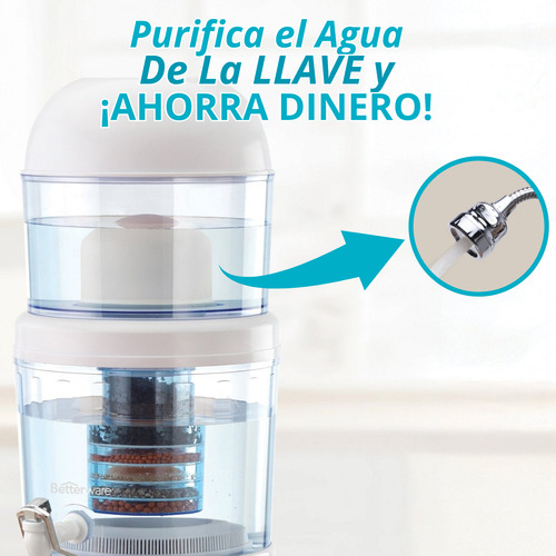 Purificador De Agua Casero 10 Litros Filtro Agua Potable
