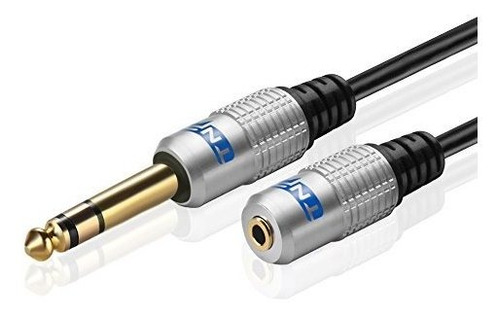 Tnp Premium 6.35mm 1/4 A 3.5mm 1/8 Cable Adapter (15ft) - Ma