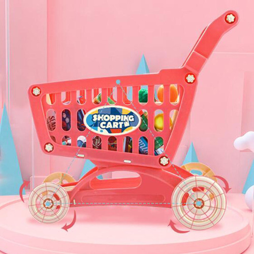 Trolley Play Set Supermercado Carretilla De Mano Juguete