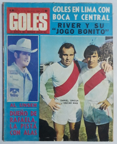 Revista Goles N° 1156 - Onega Y Mas River 1971 Nacional