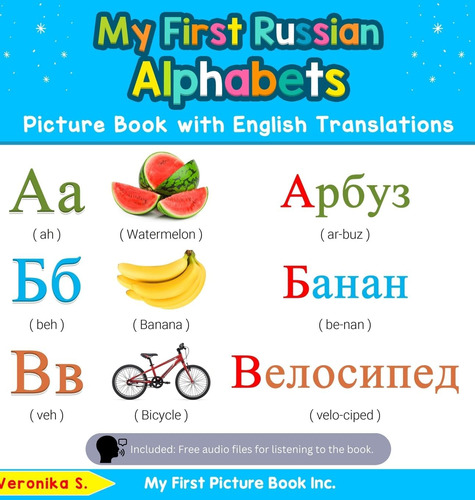 Libro: My First Russian Alphabets Picture Book With
