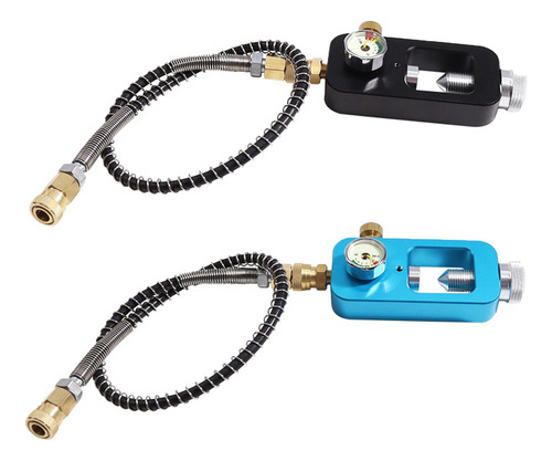 Adaptador De Buceo Con 2 Válvulas Adaptador De Llenado