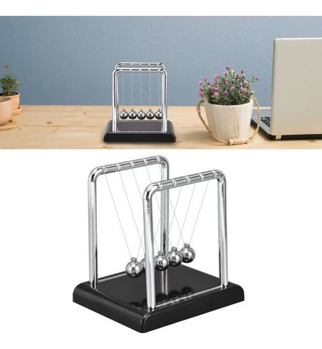 Balance Pendulum Ball Física Ciencia Metal Juegos De Oficina