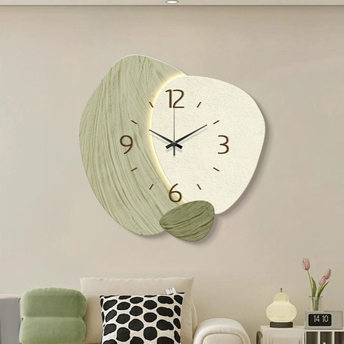 Reloj De Pared Nórdico, Reloj Decorativo, Verde