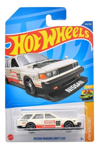 Hot Wheels Escala 1:64 #214 Nissan Maxima Drift Car Wagons 4