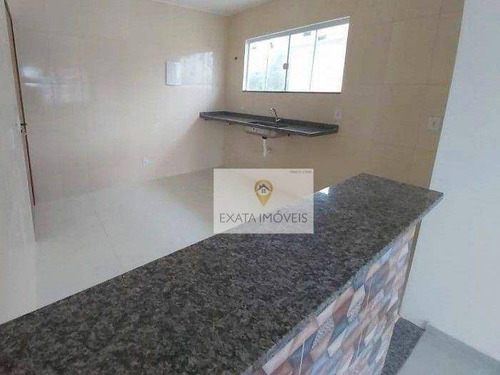Imagem 5 de 12 de Lançamento! Casas Tipo Apartamentos, Próximas A Praia De Itapebussus/rio Das Ostras. - Ca1139