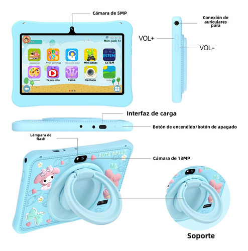 Hancdon F06 Bule Tablet Comodidad Excepcional Android 12