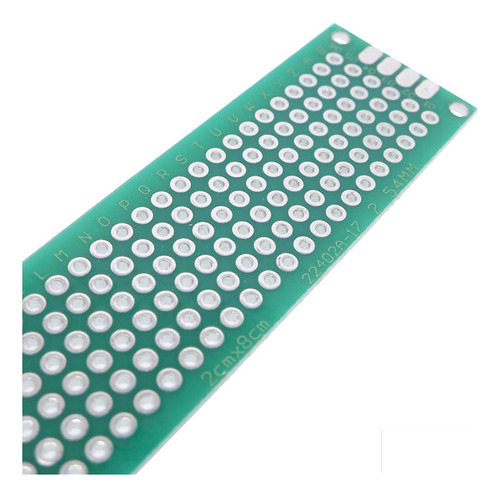 Placa Universal Perforada Doble 168 Puntos 2x8cm Pcb