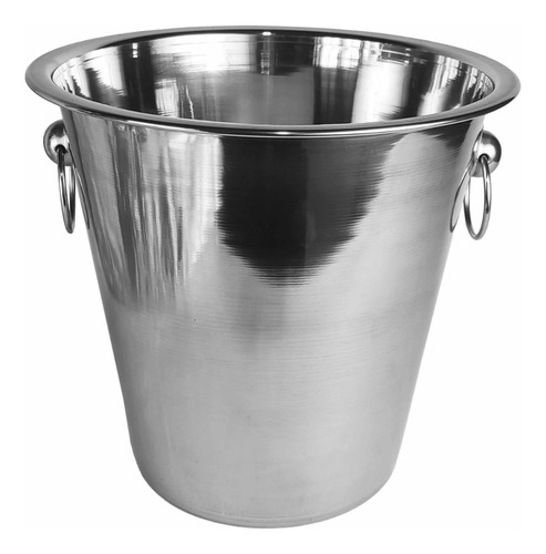 Balde Hielera Frapera Champagne Acero Inoxidable 4,5 Lts Bz3 Con Aros