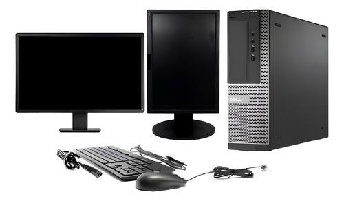 Cpu Dell + 2 Monitores Core I7 16gb Ram Ssd 1tb Win11 Wifi