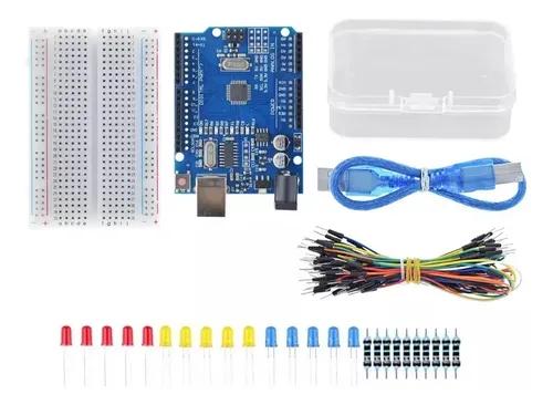 Kit Educativo Compatible Arduino + Proto Jumpers Resistencia | Cuotas ...