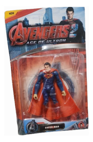 Muñeco Avengers Con Luz 15cm Articulado