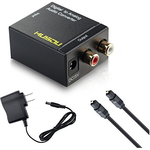 Musou Digital Optical Coax To Analog Rca Audio Convertidor M