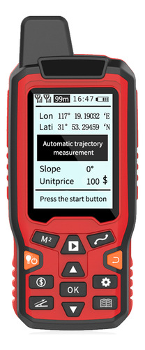 Metro Digital Gps Área Mano Lcd Retroiluminado