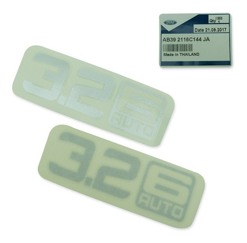 Imagen 3 de 6 de Placa Emblema Insignia Motor Ranger 3.2 At Xl/s Ford Genuino