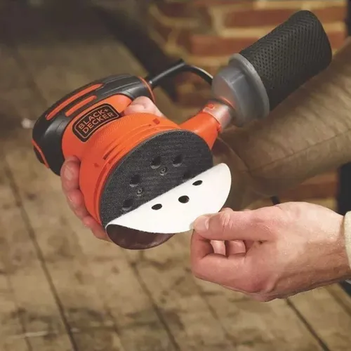Lijadora Roto Orbital Black Decker Bdero100 180 W Lija 125mm