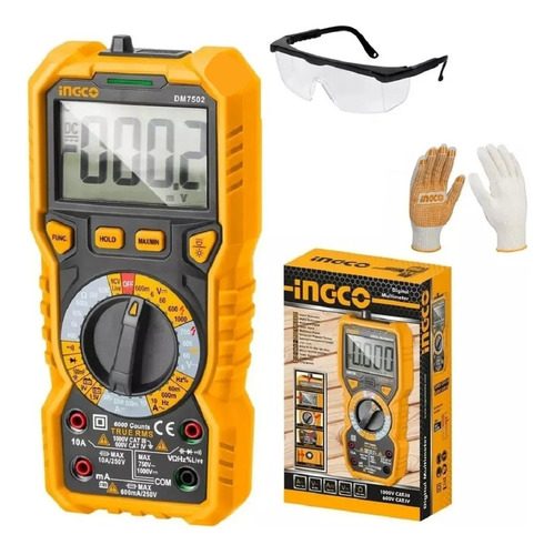 Multimetro Digital Ingco Dm7502 Profesional - Tyt