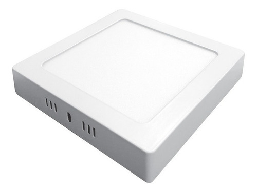 Plafón Panel Led 24w Cuadrado Luz Cálida Etheos
