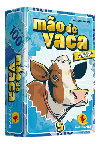 Jogo De Cartas Mão De Vaca Ppg-j086 Jogo Familiar Papergames