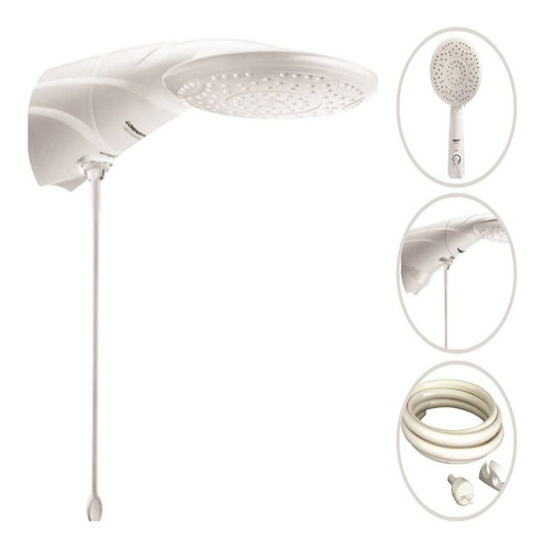Ducha blanca electrónica avanzada - Lorenzetti Power 7500 W 220 V