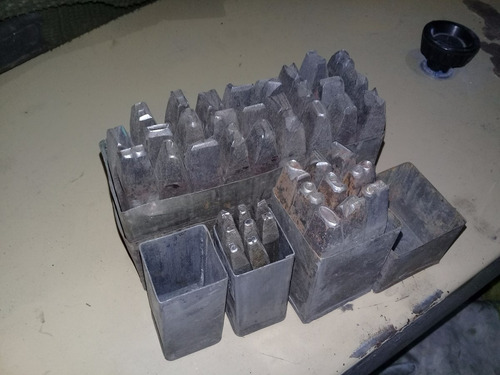 Lote Marcadores Numeros Grabador Chapa Cuero Suela 6-10mm