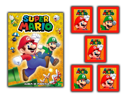 Album Super Mario Bros: Pack Album + 100 Sobres - Original