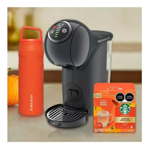 Cafetera Dolce Gusto Genio S Plus + Termo Stanley + Capsulas