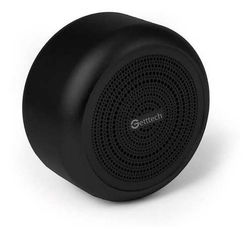 Getttech Bocina Portátil Melodic, Bluetooth 5.0, Inalámbrico, 3W, Negro